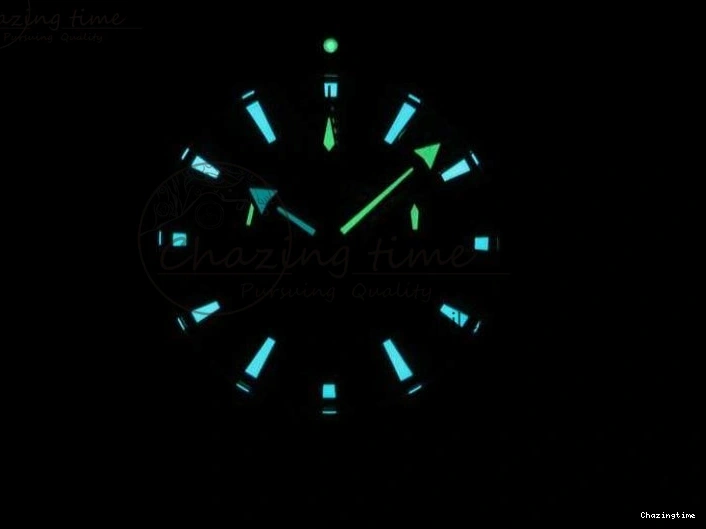 0328 Seamaster Pro Chrono RG Best Edition Black Ceramic Black Dial On RG Bracelet A ComfortFit 8130